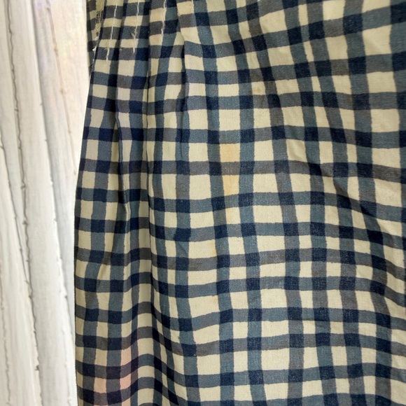 RIXO Navy and White Checkered Midi Dress - Picture 5 of 5